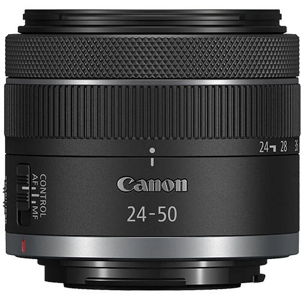RF 24-50mm f/4.5-6.3 IS STM Lens ( RF) Optical Image Stabilization, for Vlogging or Shooting Stills (5823C002) + Filter Kit + Cap Keeper + Cleaning Kit