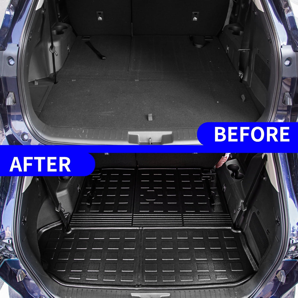 Fit 2020-2024  Highlander Floor Mats Trunk Mat Cargo Liner 2023 7 Seats Highlander Accessories