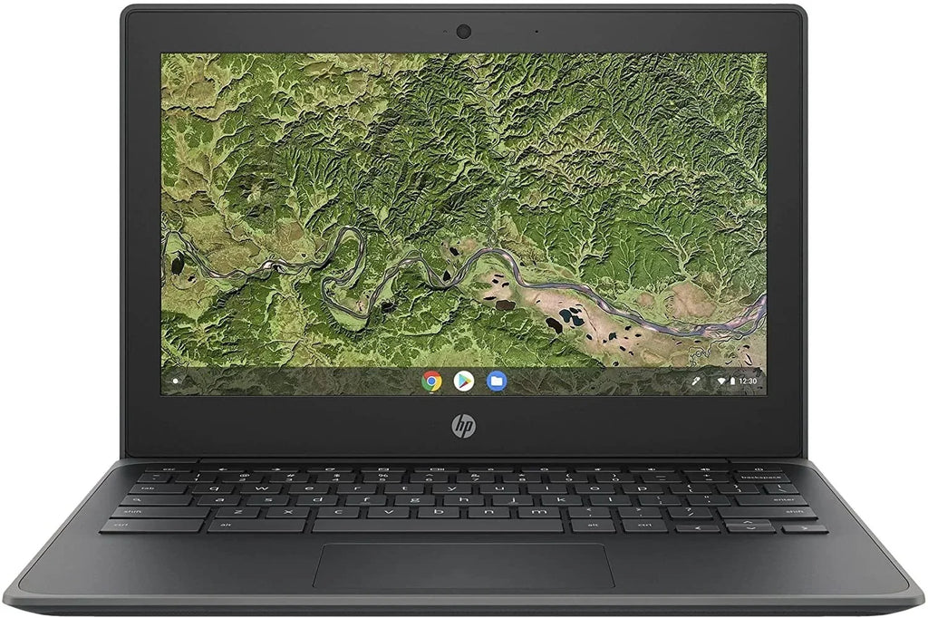 Chromebook 11 11.6" Laptop Computer for Business or Education, AMD A4-9120C Processor up to 2.4GHz, 4GB DDR4 RAM, 32GB eMMC, 802.11AC WiFi, Bluetooth 5.0, Webcam, Black, Chrome OS, Mousepad