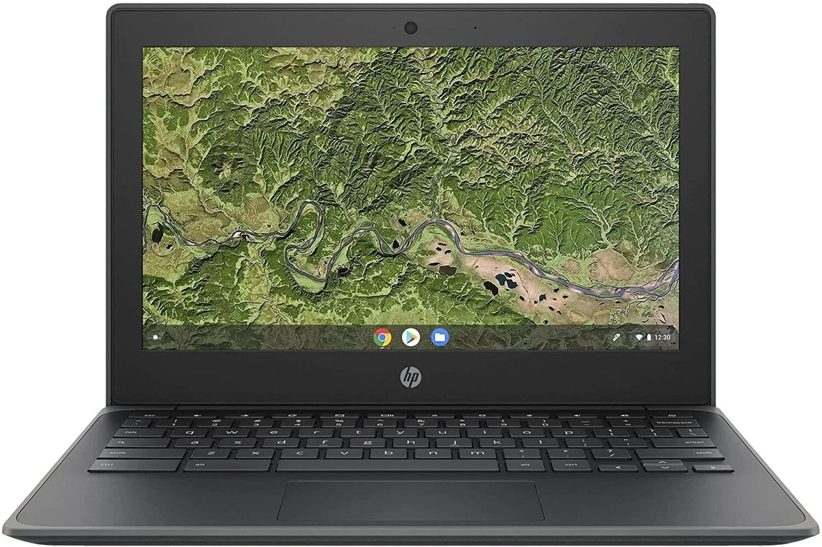 Chromebook 11 11.6" Laptop Computer for Business or Education, AMD A4-9120C Processor up to 2.4GHz, 4GB DDR4 RAM, 32GB eMMC, 802.11AC WiFi, Bluetooth 5.0, Webcam, Black, Chrome OS, Mousepad