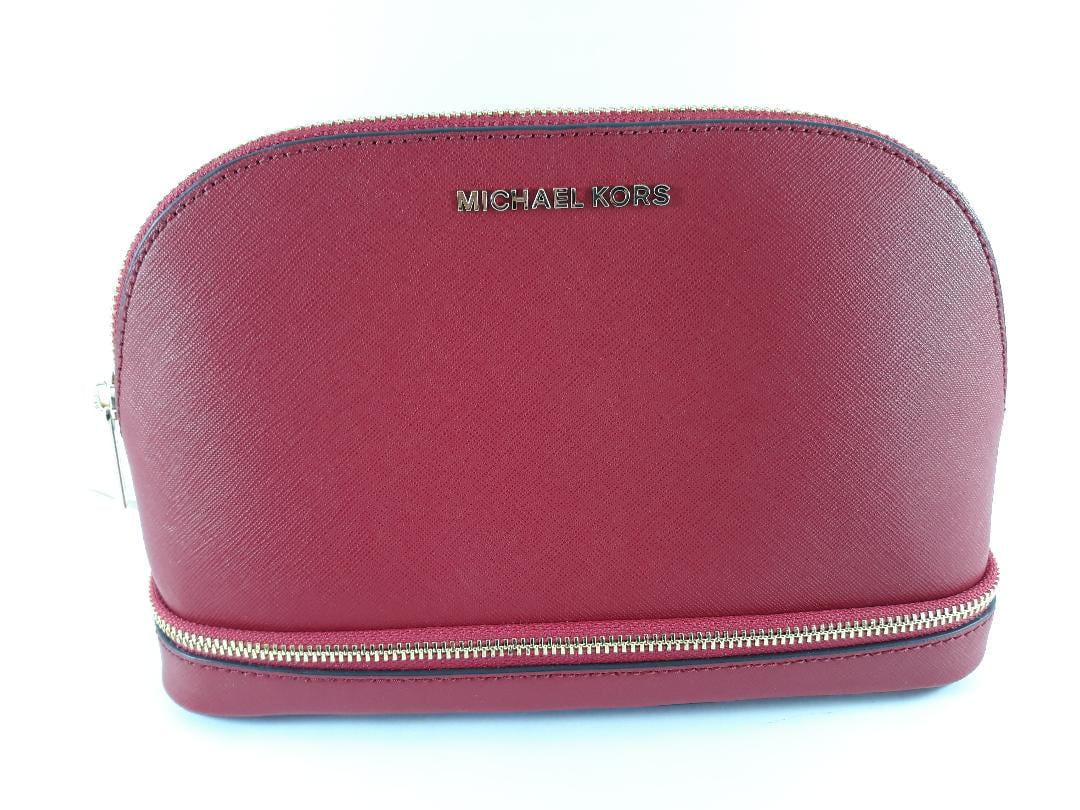 Michael Kors Large Mf Travel Pouch Scarlet