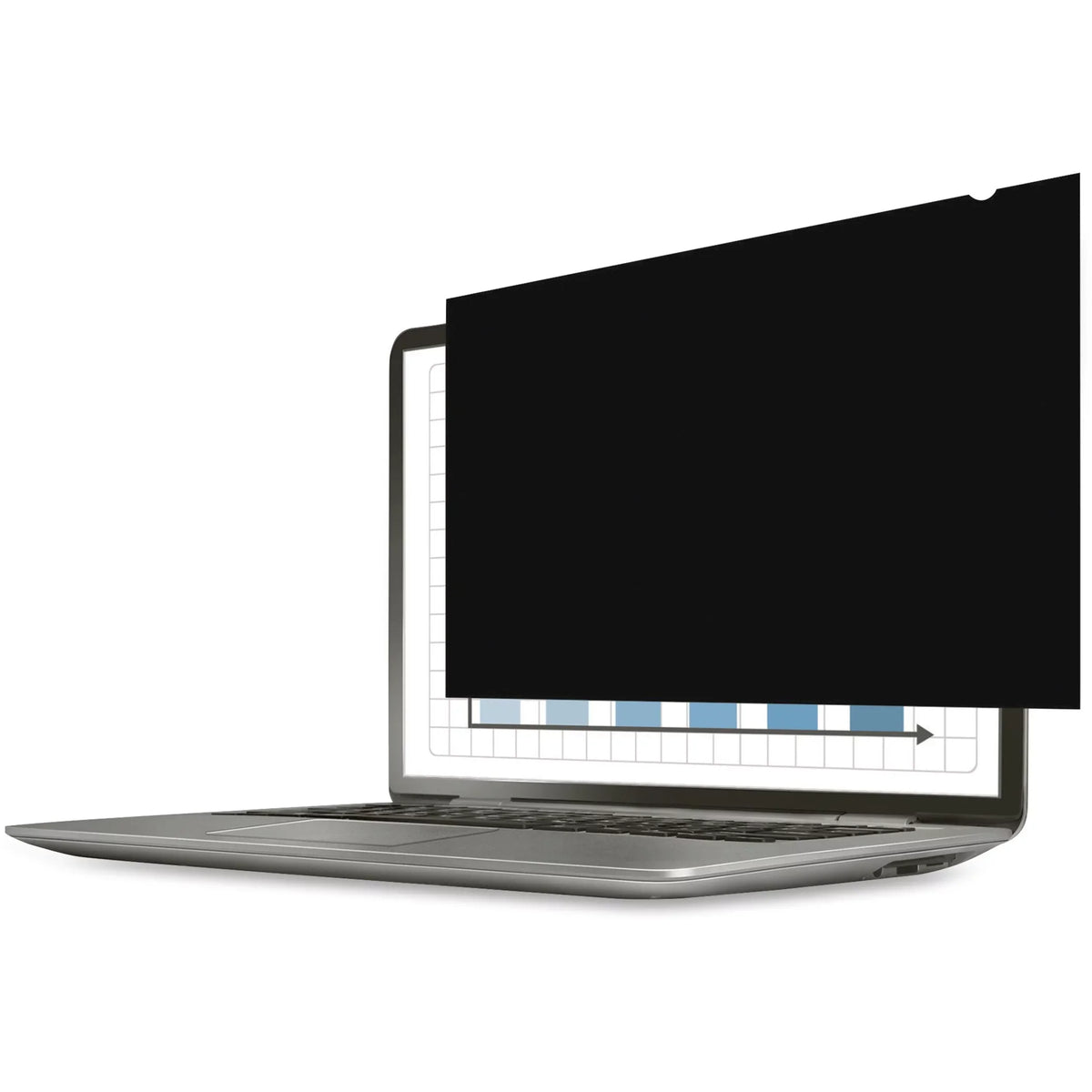 Fellowes PrivaScreen&trade; Blackout Privacy Filter - 13.3" Wide For 13.3" Widescreen LCD MacBook Air - 16:9 - Fingerprint impervious, Scratch protected - Polyethylene - TAA Compliant