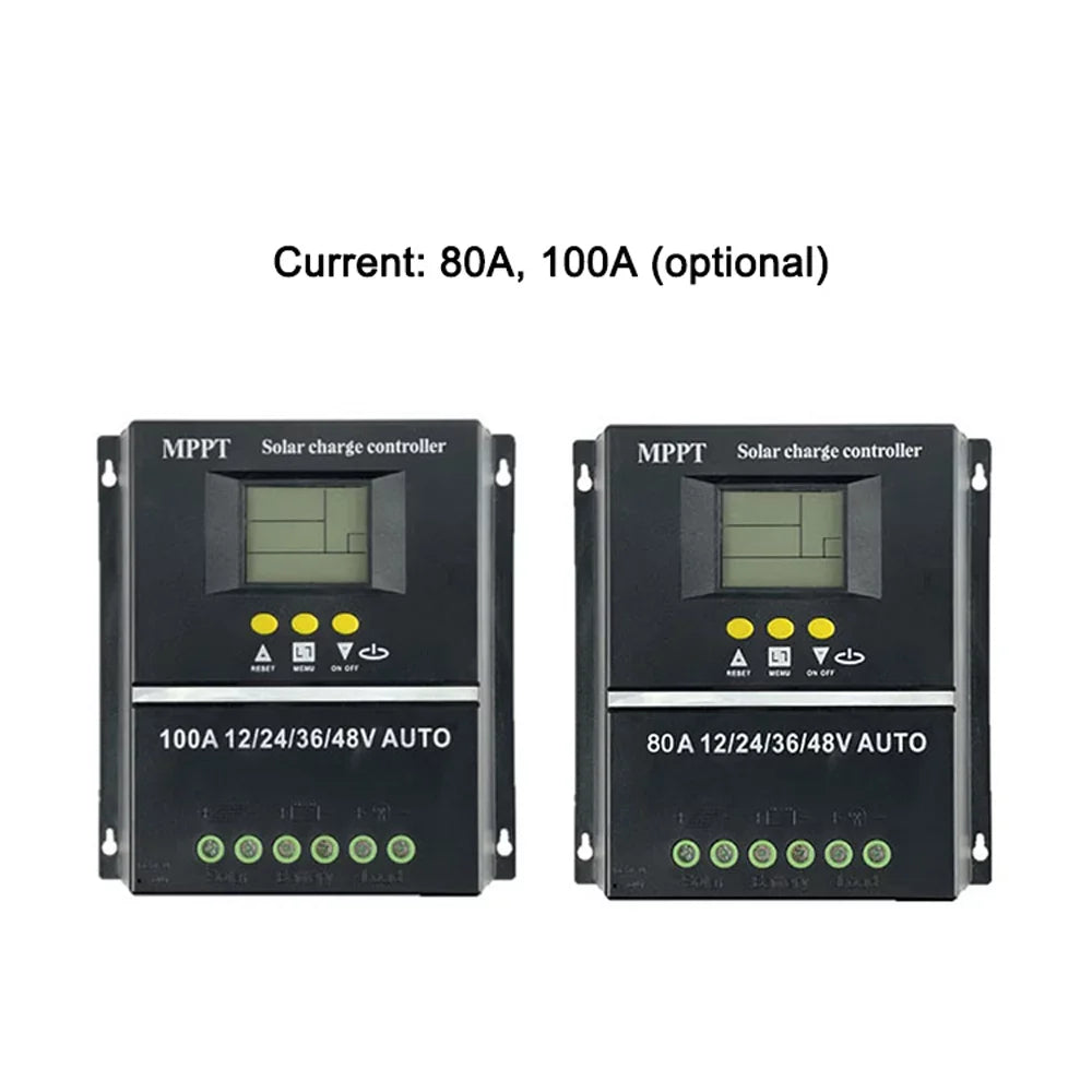 Lixada Solar Controller Automatic Voltage Identification for Rechargeable Battery Leadacid Cell LCD Display Off-grid Electrical Power Generating Systems