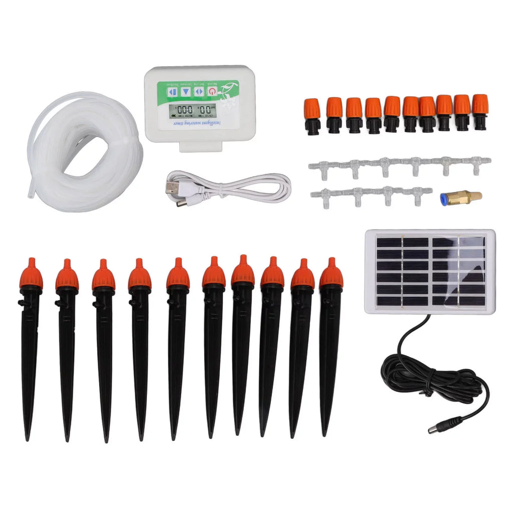 VIFERR Solar Watering Device Automatic Irrigation System Solar Power Rainproof Auto Watering 850ml Per Min USB Port 2000mAh Battery liquid Pump Timer