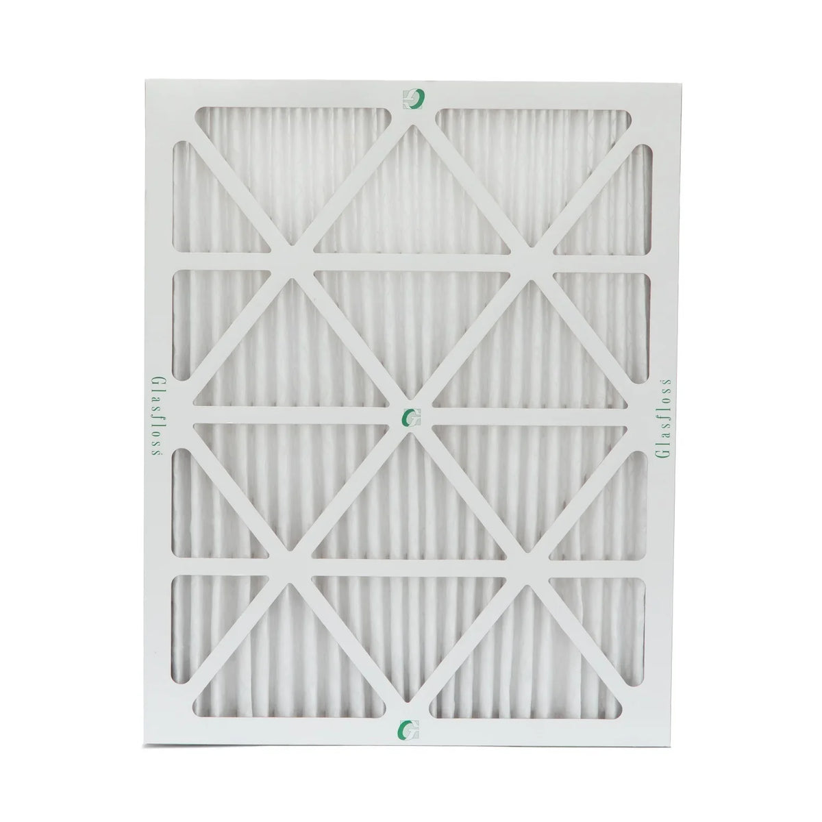 ( 8 Pack ) Exact Size: 15-1/2 x 19-1/2 x 1-3/4. 16x20x2 MERV 10 Pleated AC Furnace Air Filters by Glasfloss Industries