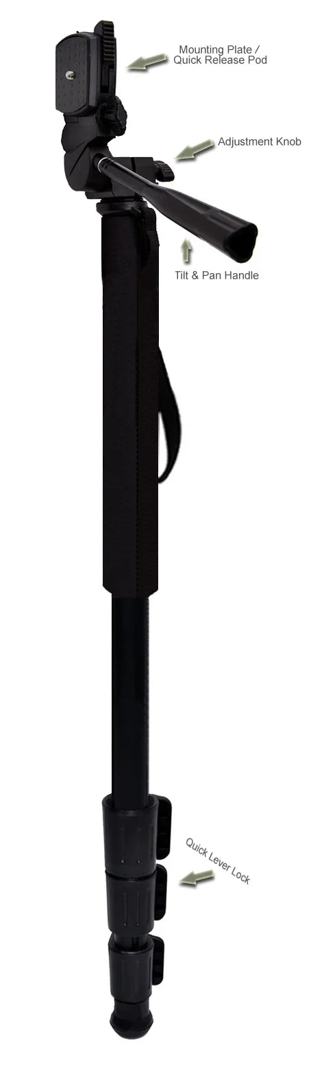 Professional Black 72" Monopod / Unipod (Quick Release) For  Cyber-shot DSC-RX100