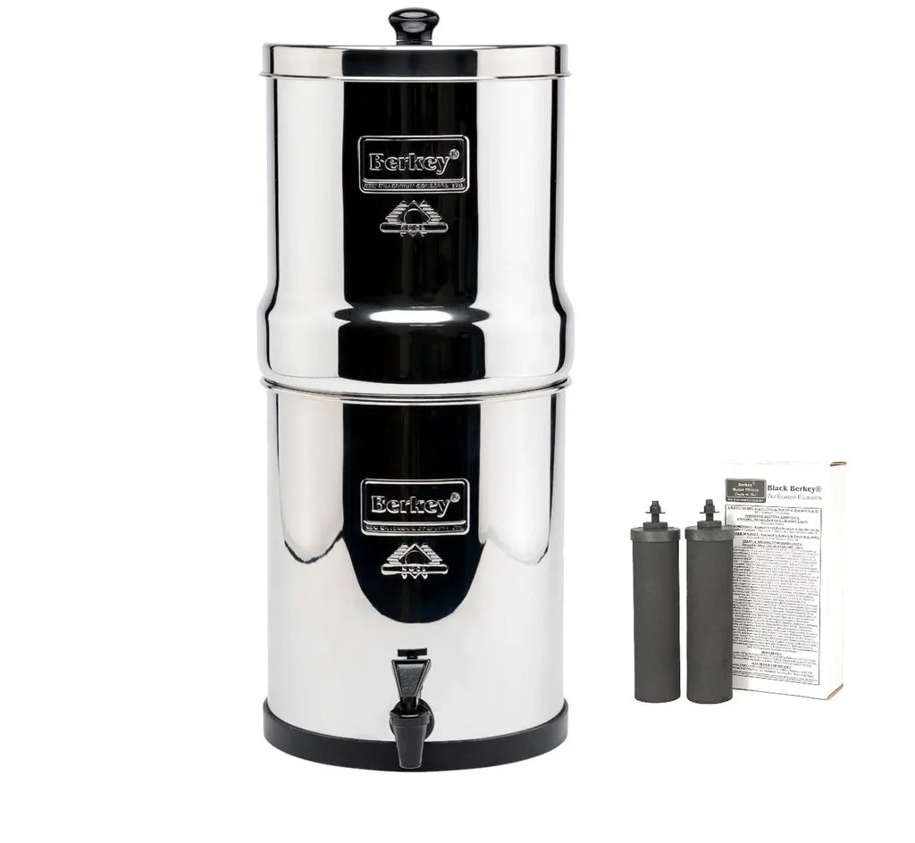 Big Berkey liquid Filter 2 Black Carbon Filters - 2.25 Gallons