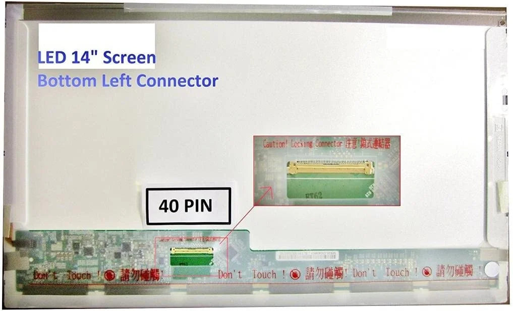 NOT A.  SATELLITE M645-S4070 LAPTOP LCD SCREEN 14.0" WXGA HD DIODE (SUBSTITUTE REPLACEMENT LCD SCREEN ONLY