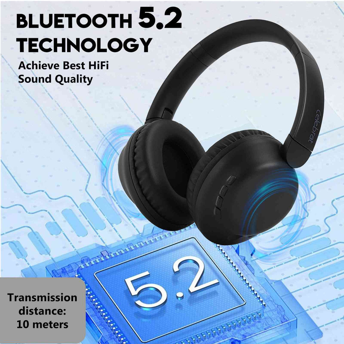UrbanX Perfect Comfort 955 II Overhead Wireless Bluetooth Headphones For  Galaxy M01s Noise-Cancelling, with – Black