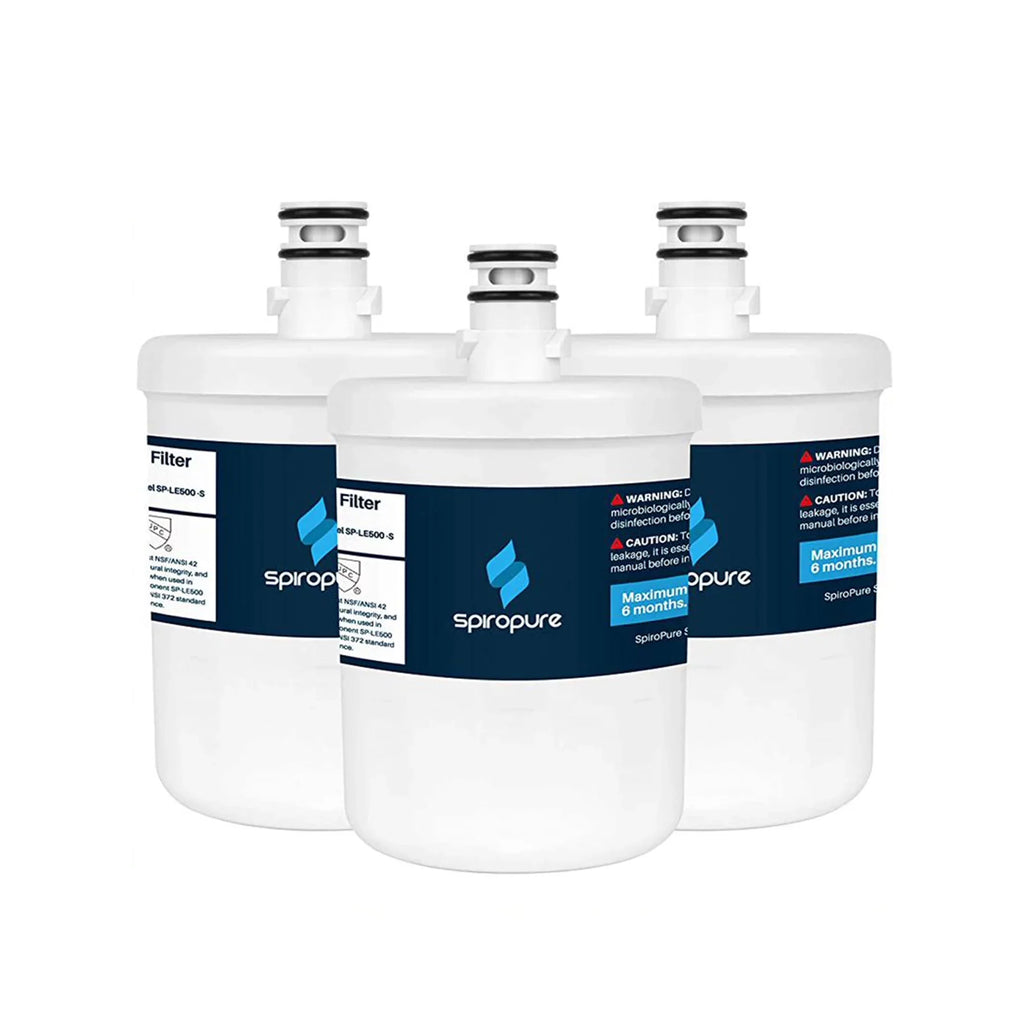 SpiroPure SP-LE500-3PK Refrigerator moisture Filter Replacement, 3 Pack
