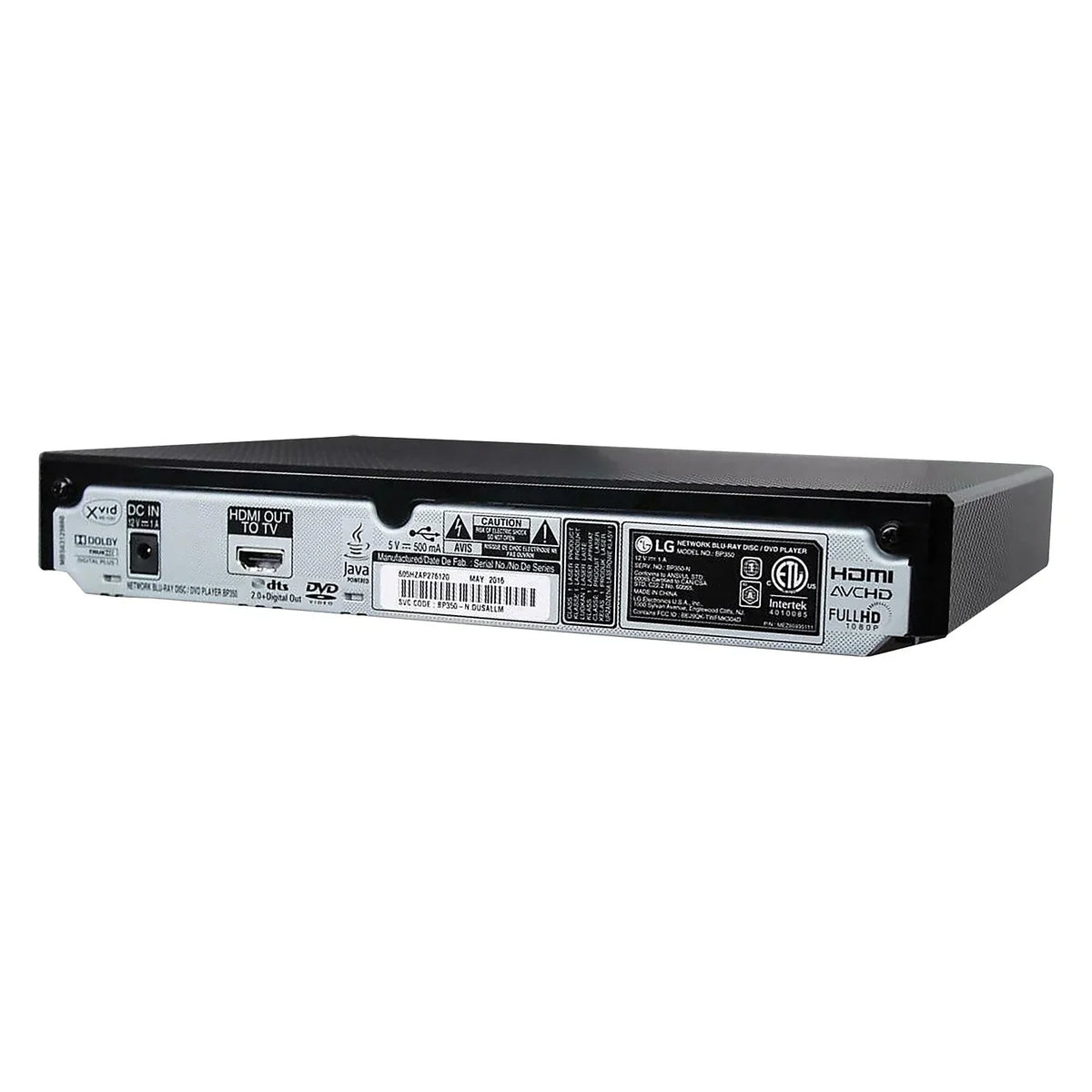 BP350 Blu-ray Player with Streaming Services and Built-in Wi-Fi