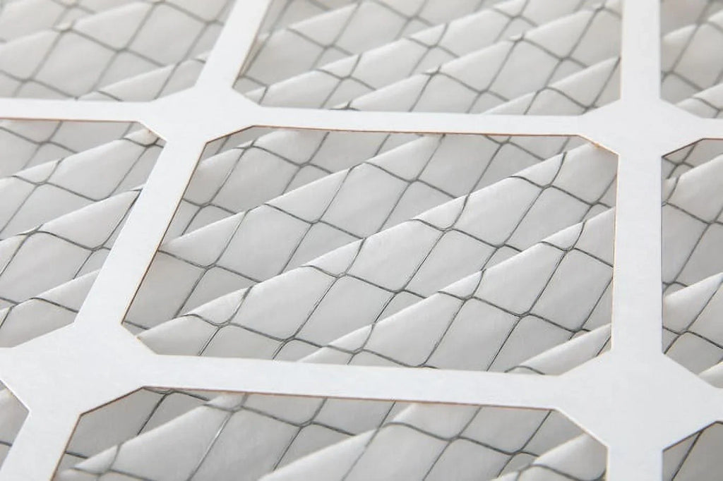 Actual Size: 21-1/2 x 21-1/2 x 7/8. 6 Pack of 22x22x1 MERV 13 Pleated Air Filters by Glasfloss