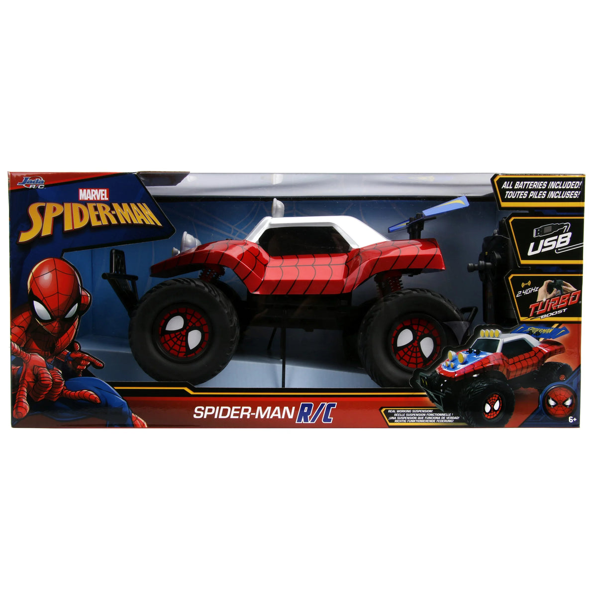 Jada Toys - Marvel Spiderman 1:14 Scale Buggy RC