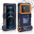 UrbanX Professional [15m/50ft] Swimming Diving Surfing Snorkeling Photo Video Waterproof Protective Case Underwater Housing for Oppo Reno6 And all Phones Up to 6.9 Inch LCD with Lanyard