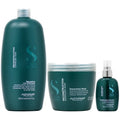 Alfaparf Semi Di Lino Reconstruction Reparative Shampoo 33.8oz & Mask 16.9oz & Fluid 4.23oz