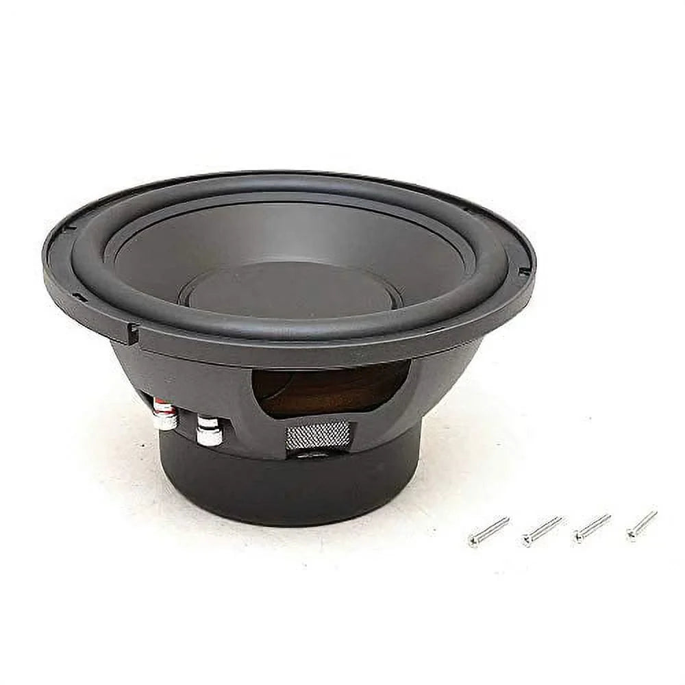 Jensen MSW10 Universal 10" Marine Grade Subwoofer, 500 Watts Max Handling Power, 250 Watts RMS Power, Impedance 4 Ohms, Frequency Response 20Hz - 1kHz, Sealed Housing Design, Matt Black PP Cone