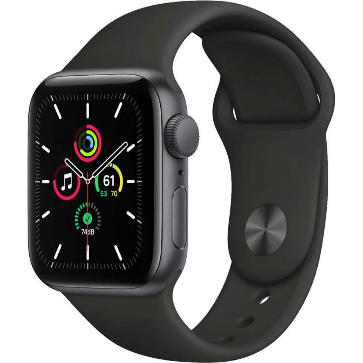 MKQ63LL-A 44 mm SE Space Gray Aluminum Case  Watch with Midnight Sport Band