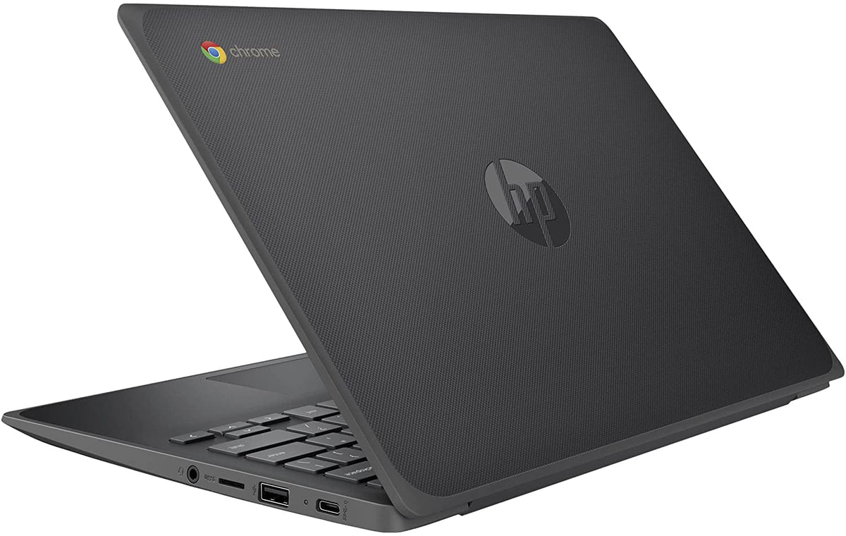 Chromebook 11 11.6" Laptop Computer for Business or Education, AMD A4-9120C Processor up to 2.4GHz, 4GB DDR4 RAM, 32GB eMMC, 802.11AC WiFi, Bluetooth 5.0, Webcam, Black, Chrome OS, Mousepad