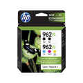 962XL Twin Black Cyan/Magenta/Yellow Ink Cartridges High Yield 6ZA57AN#140