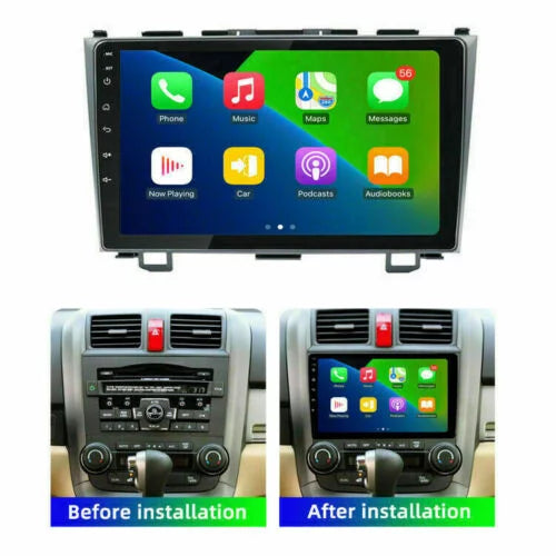JMANCE Double Din Car Stereo  Carplay for Honda CRV 2007-2011 with 9" Touch Screen Radio with Backup Camera