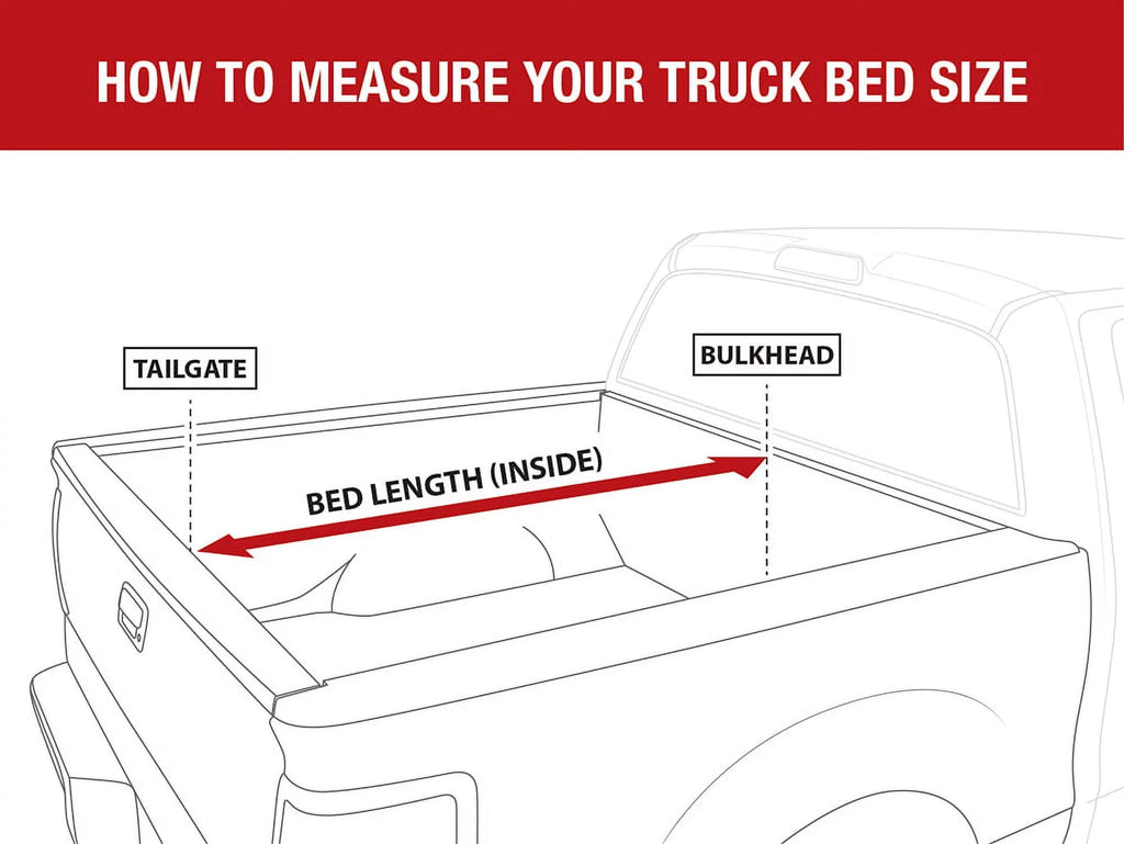 MaxMate Soft Tri-fold Truck Bed Tonneau shield matching with 2017-2024 Honda Ridgeline | 5'4" (64") Bed | TCH371065