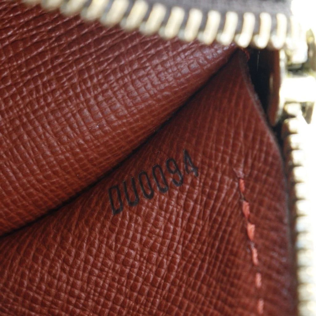 Pre-Owned LOUIS VUITTON Louis Vuitton Papillon PM Handbag Damier Canvas Brown DU0094 Ladies (Good)