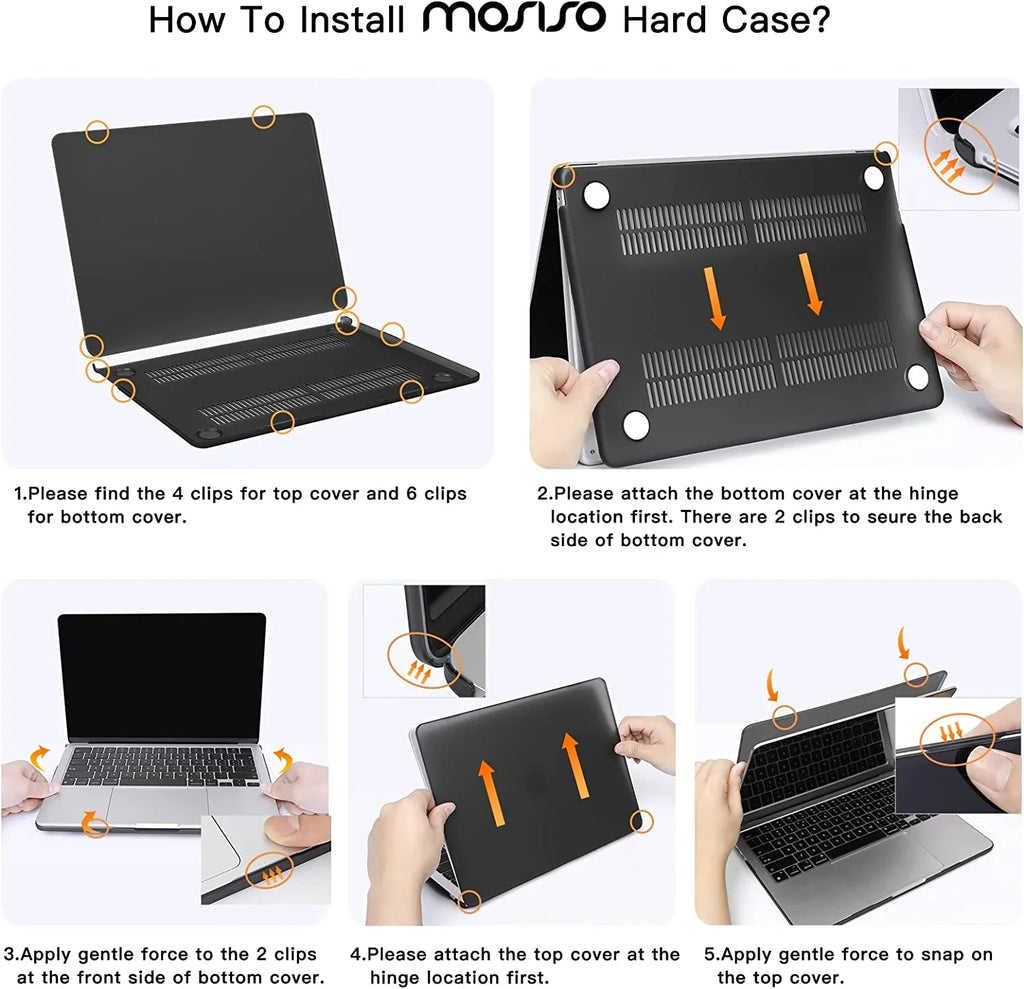 suitable with MacBook Air 13.6 inch Case 2022 2023 Release A2681 M2 Chip Touch ID, Hard Shell