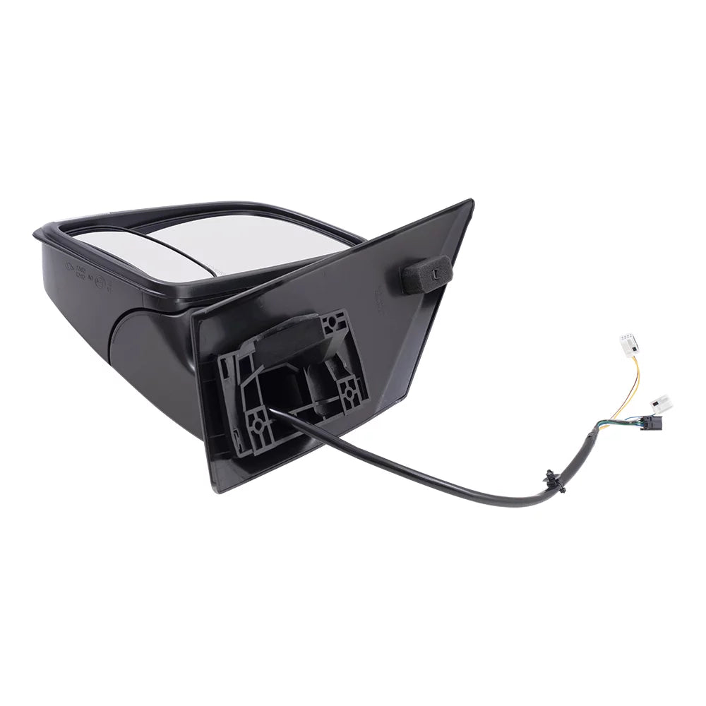 Brock Replacement Driver Side Power Mirror Textured Black with Heat, Signal, Blind Spot Detection & Manual Fold without Camera matching with 2019-2020 Sprinter Cargo 1500/2500/3500 (907)