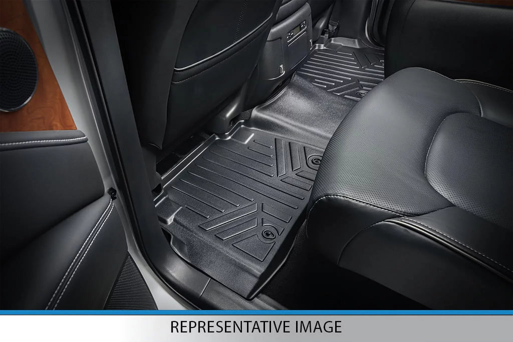 Floor Mats 2 Row Liner Set for 2014-2021  Transit Connect, Black. Smartliner SA0363-B0478 36 x 5 x 28 in