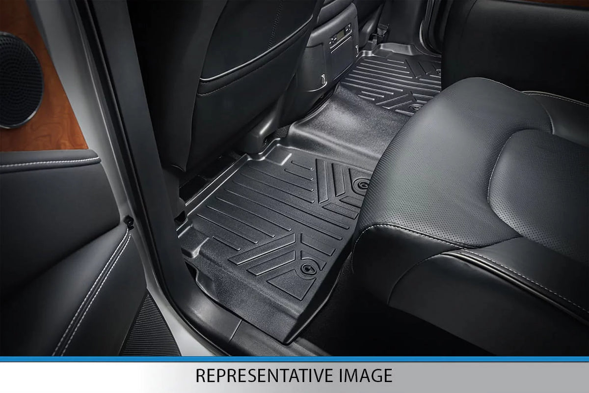 Floor Mats 2 Row Liner Set for 2014-2021  Transit Connect, Black. Smartliner SA0363-B0478 36 x 5 x 28 in