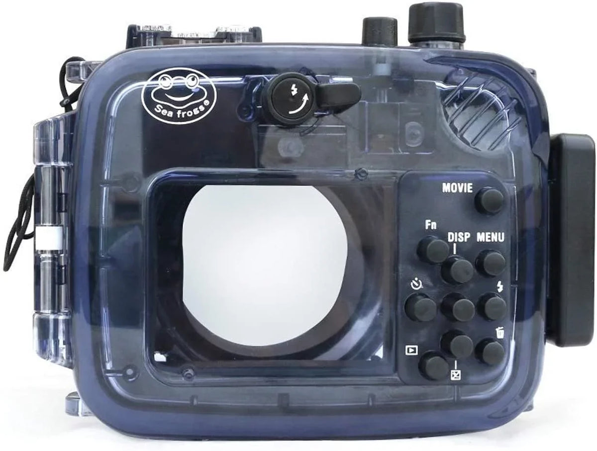 Seafrogs 60M Underwater Camera Housing w/ Dome Port & Two Hands Aluminium Tray Kit, Waterproof case for  RX100 I II III IV V RX100 M2 M3 M4 M5
