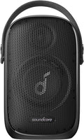 Open Box Soundcore Trance Go Outdoor Bluetooth Speaker BassUp Technology A3396 - BLACK