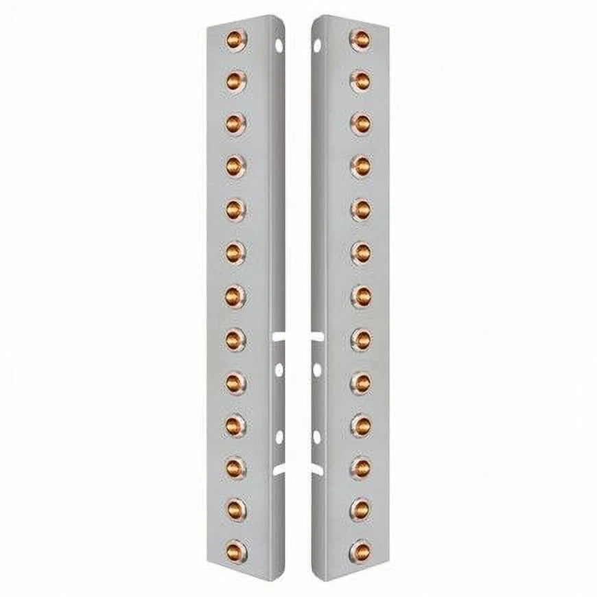 United Pacific 34476 Air Cleaner Light Bar   Front, Stainless Steel, With