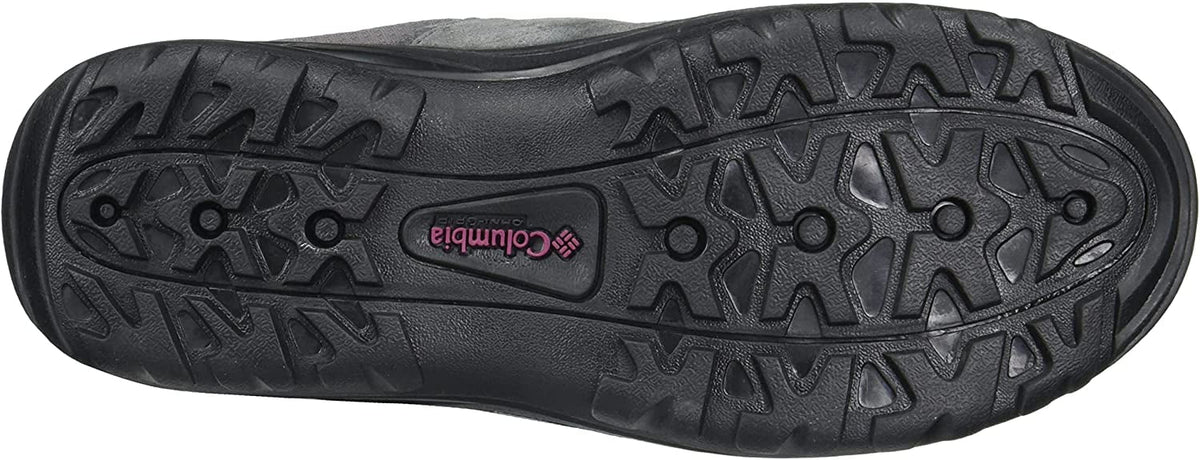 Columbia Womens Ice Maiden II Snow Boot 9 Wide Shale/Dark Raspberry