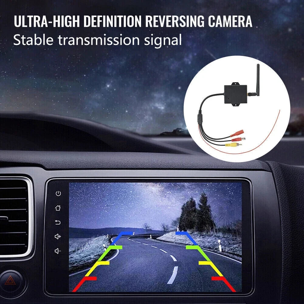 Convert your Wired Rear View Camera to Wireless with this Car Reversing Camera AV to Wifi Transmitter Module - 2.4G Wireless - Easy Installation