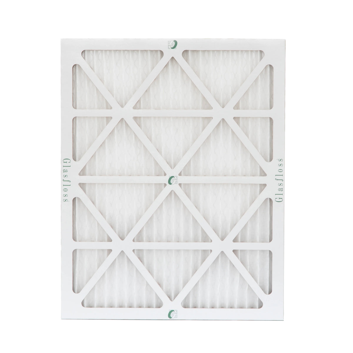 Actual Size: 17-1/2 x 19-1/2 x 7/8. 12 Pack of 18x20x1 MERV 13 Pleated Air Filters by Glasfloss