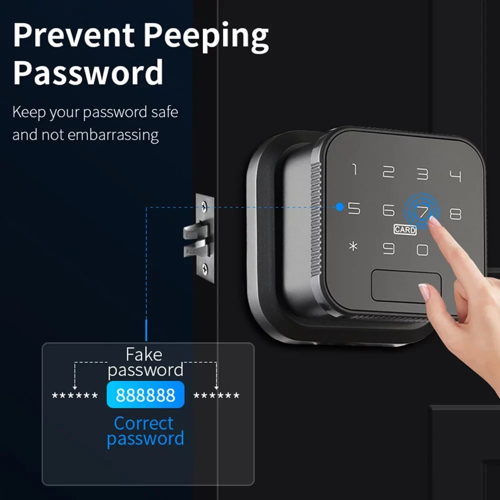 GoolRC Intelligent Door Lock with Fingerprint Keypad & Handle, Smart Lock matching with DADA, Enhanced Home