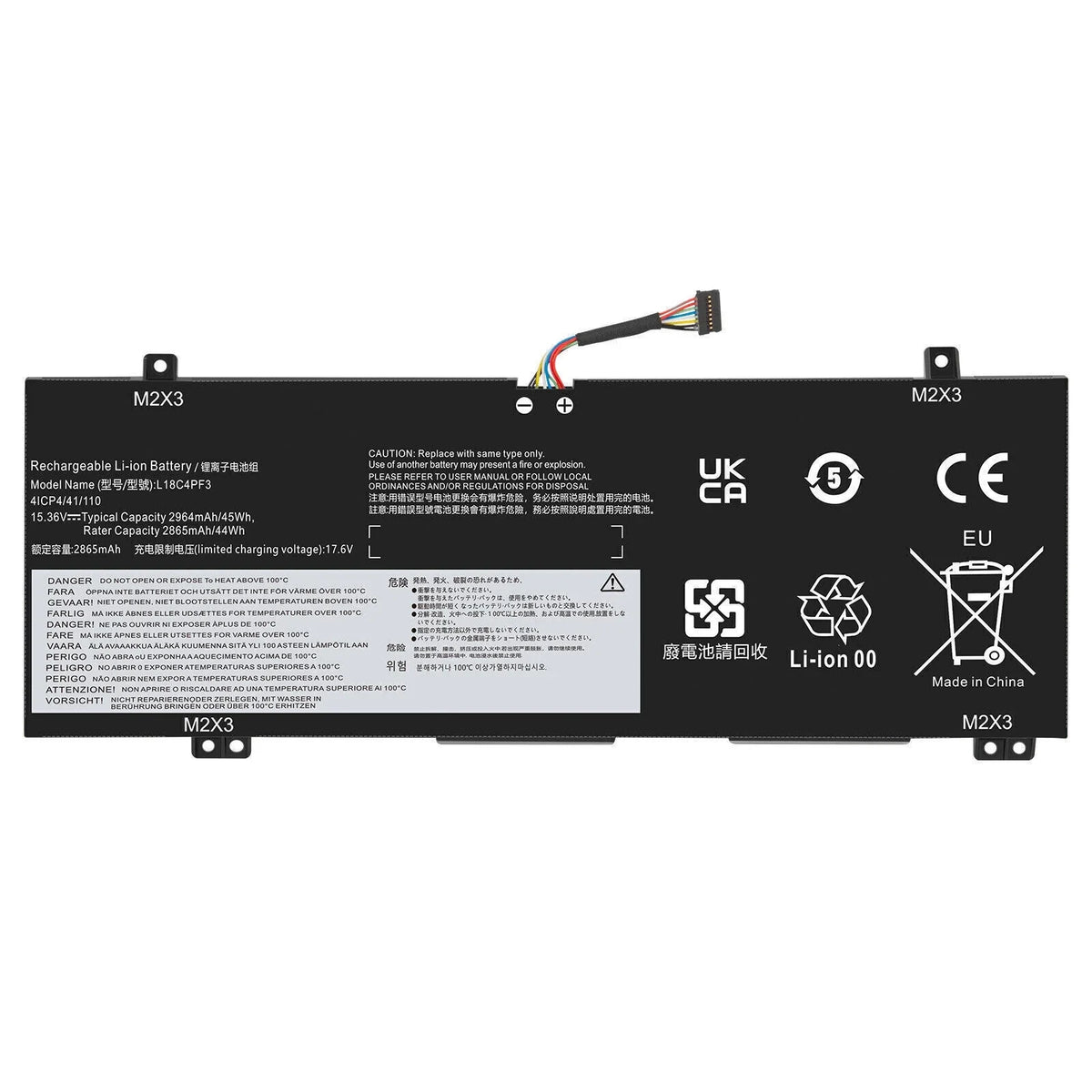 Laptop Battery for  ThinkPad P43s T490 T495 T14 L18M3P74 02DL007