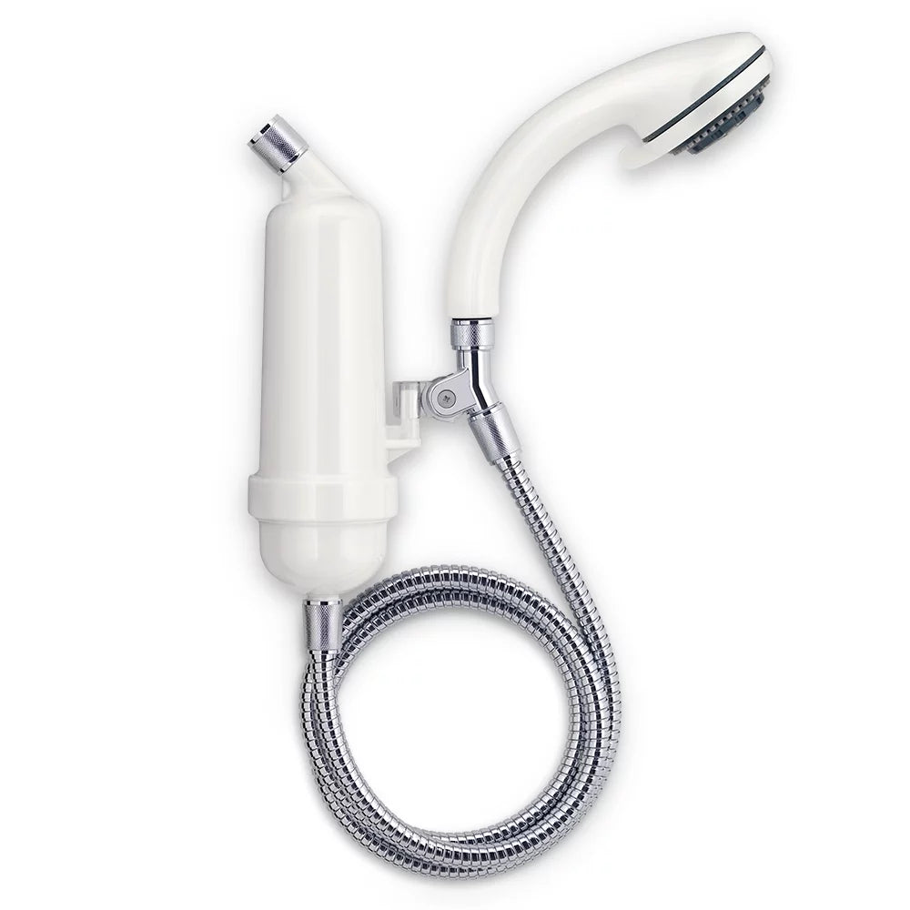 WaterChef Premium Shower Filter System SF-7C with Deluxe Spray Wand and Advanced ThermalGuard (White)