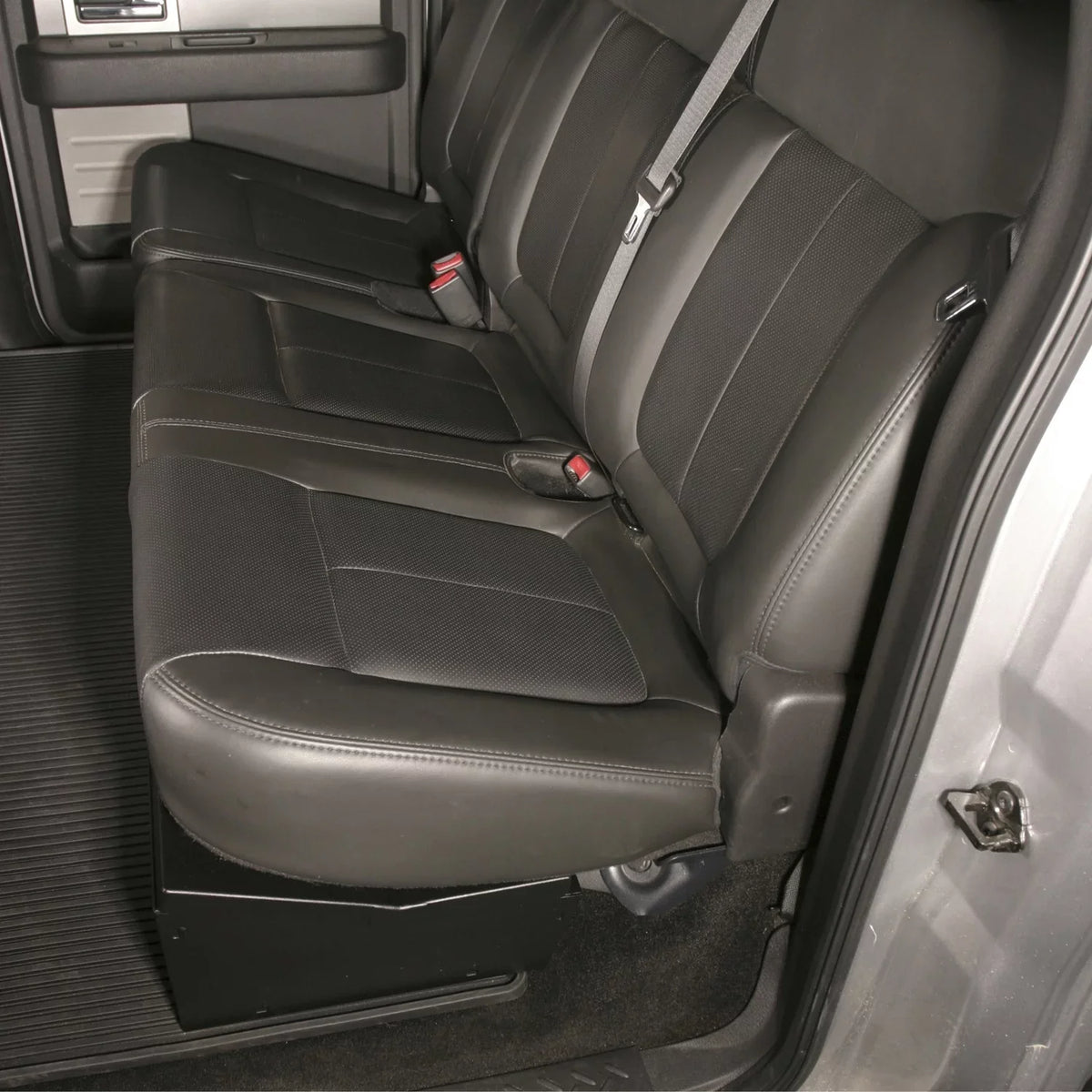 Tuffy Security Products 283-01 Under Seat Lockbox - Full Length; Black; 2009-2014  F150 SuperCrew