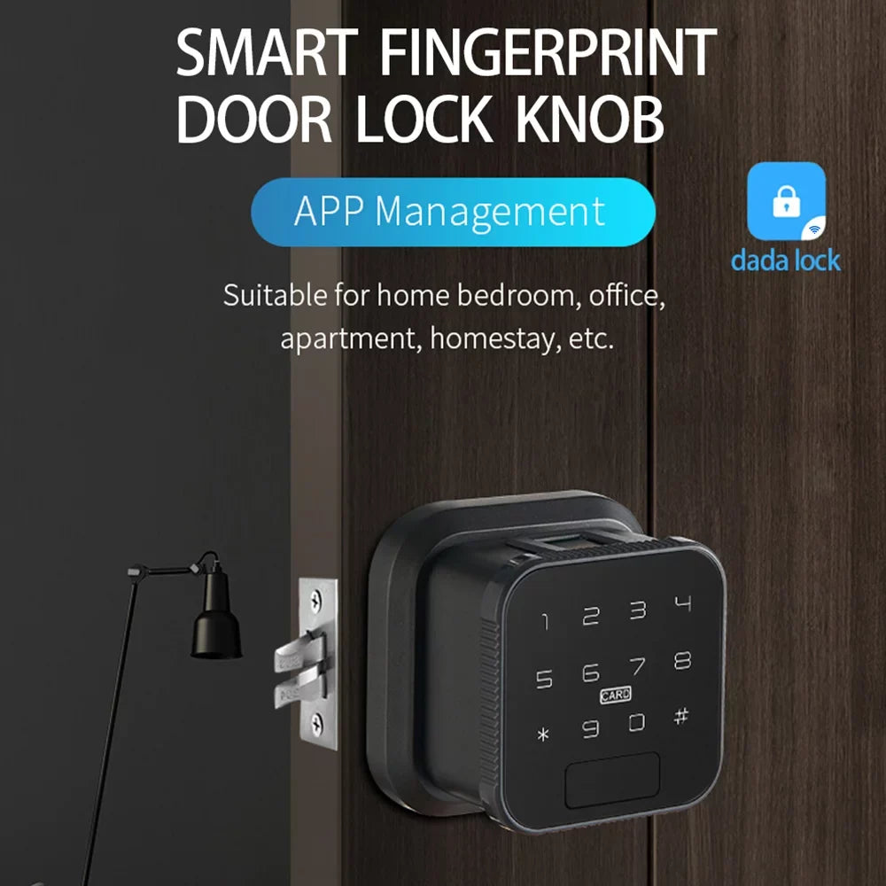 GoolRC Intelligent Door Lock with Fingerprint Keypad & Handle, Smart Lock matching with DADA, Enhanced Home
