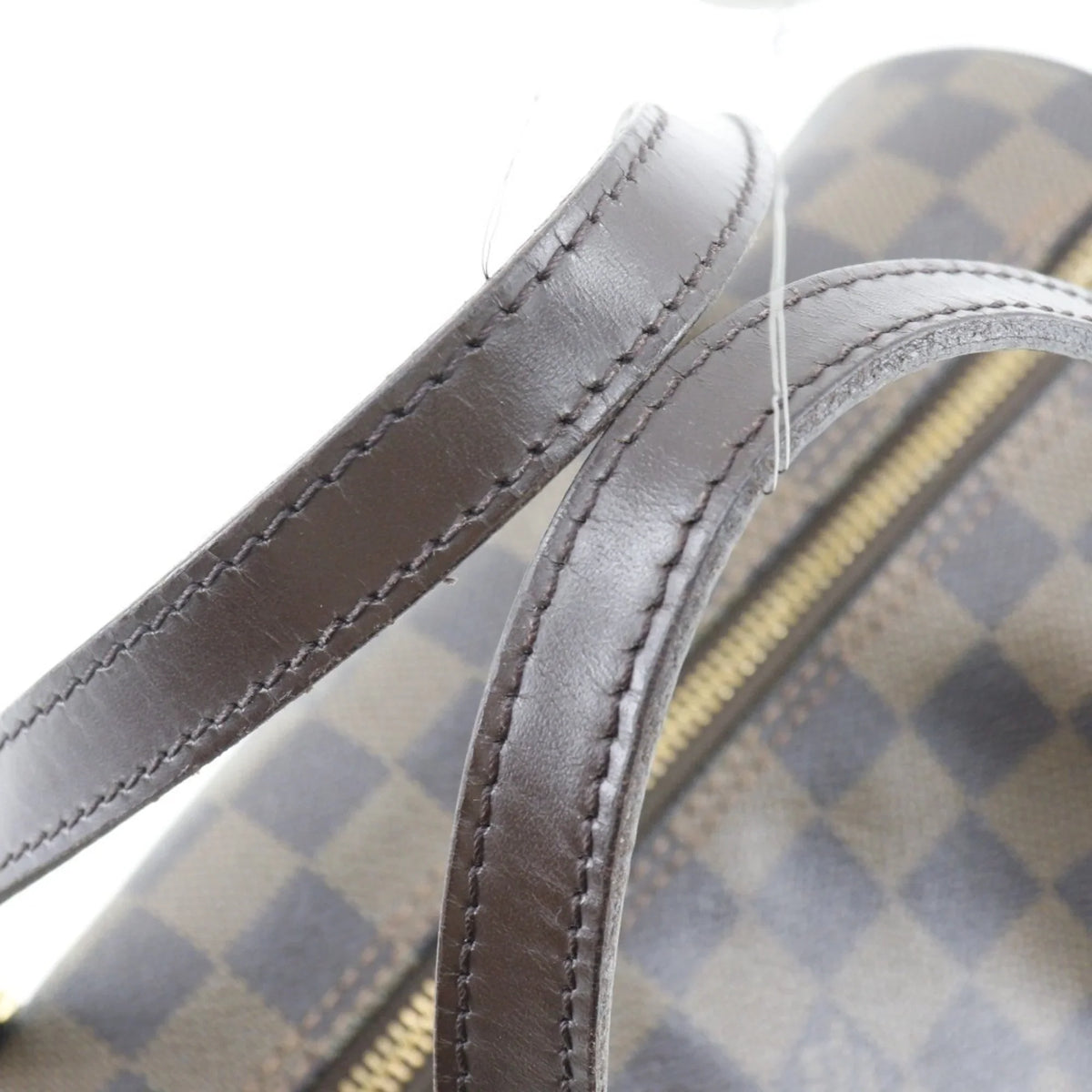 Pre-Owned LOUIS VUITTON Louis Vuitton Papillon PM Handbag Damier Canvas Brown DU0094 Ladies (Good)
