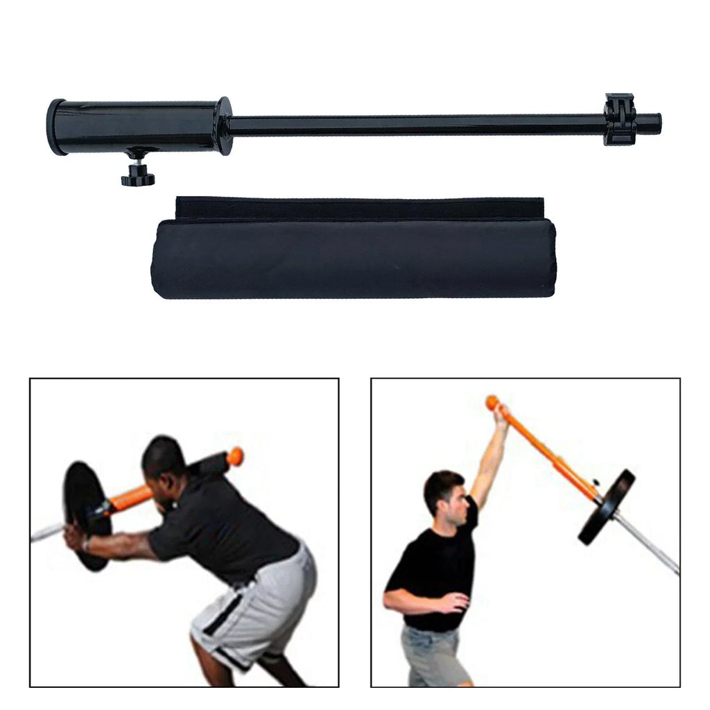Fitness Barbell Deadlift Training Handle Attachment Exercise for 2 inch Bar Landmine Attachment for Weight Lifting Triceps Biceps Accs Bar with wrap