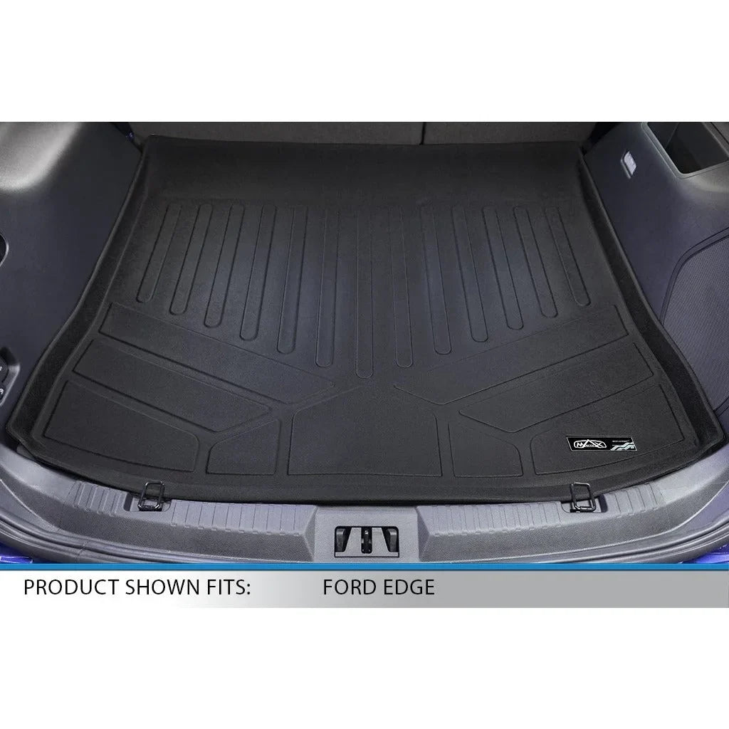 SMARTLINER All elements Custom Fit Cargo Trunk Liner Floor Mat Black matching With 2015-2021  Edge