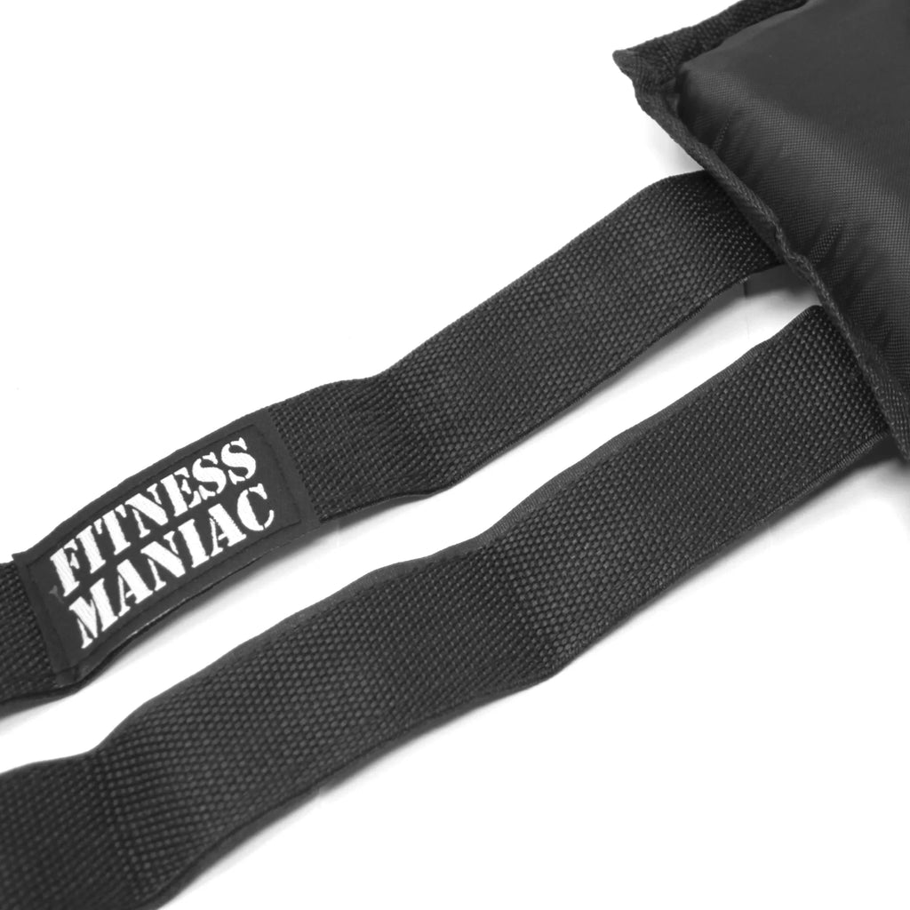 Fitness Maniac Ankle Weights Leg protected Adjustable Strap Home Gym Strength Training 12 lbs