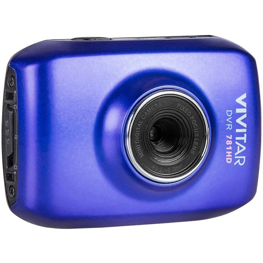 Vivitar DVR781 Pro Series 1.3 Megapixel 1.4" Display Action Camcorder with Accessories