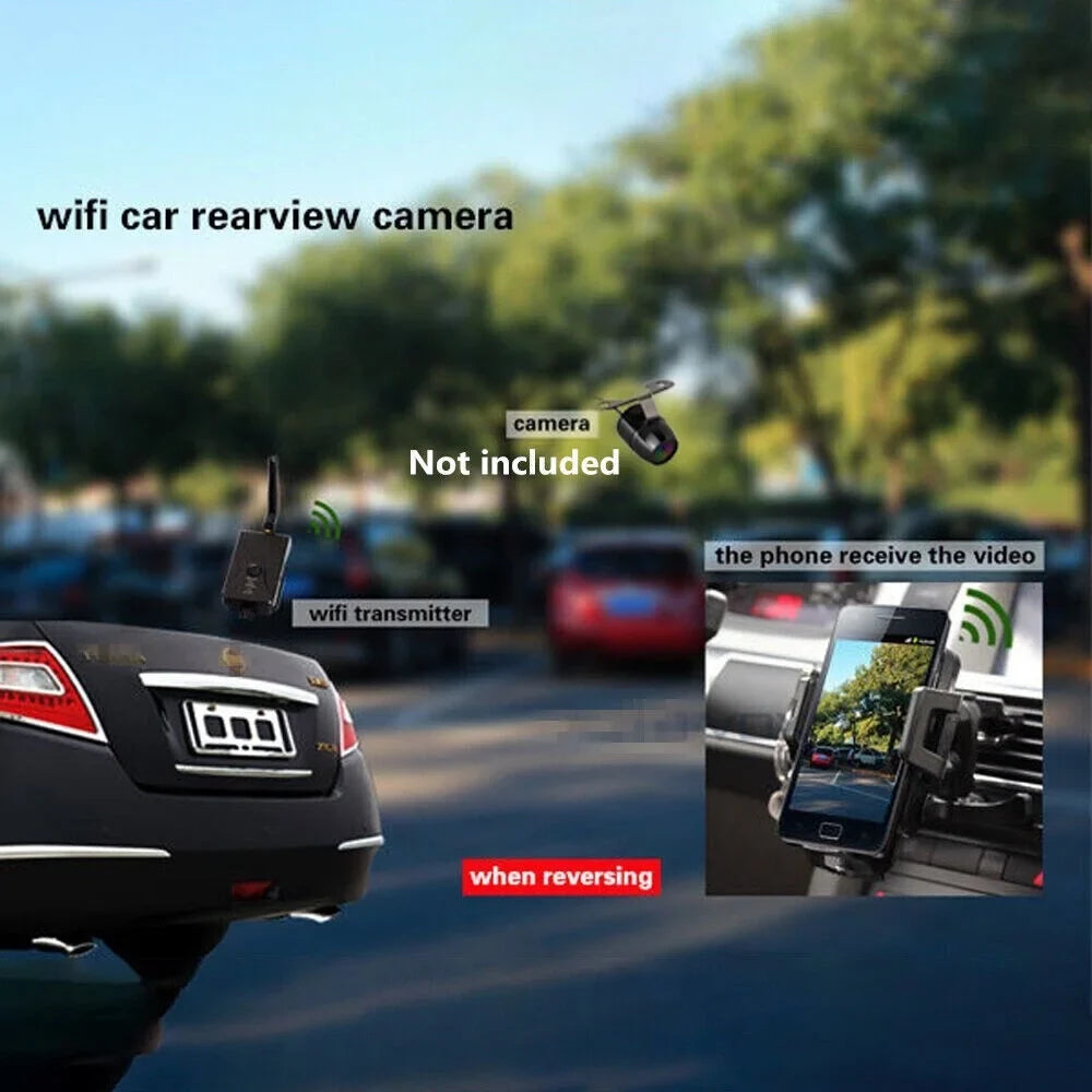 Convert your Wired Rear View Camera to Wireless with this Car Reversing Camera AV to Wifi Transmitter Module - 2.4G Wireless - Easy Installation