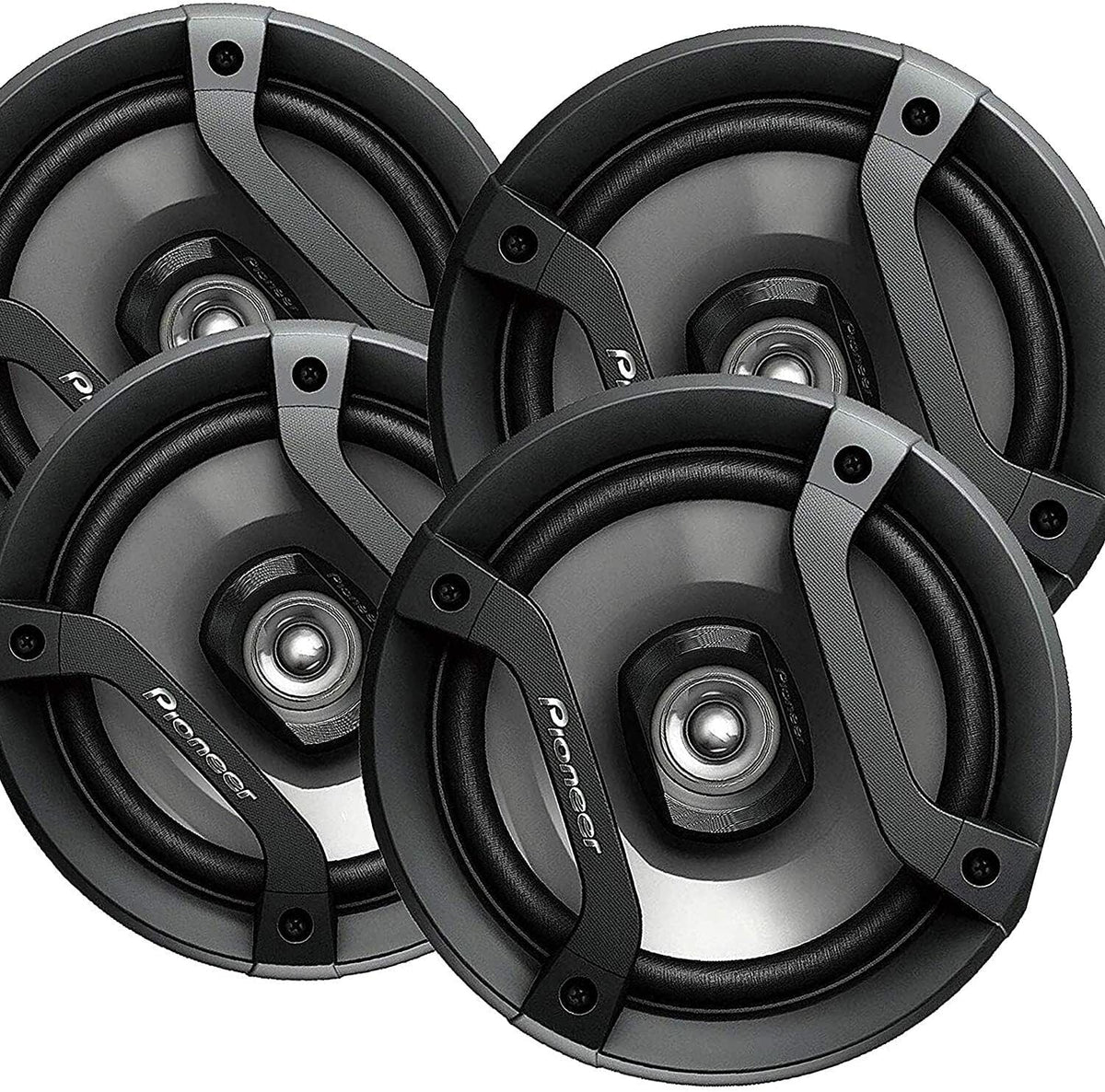 Pioneer MXT-S3266BT Package of 1-DIN Media Receiver & 2 Pairs 6.5" Speakers Bundle