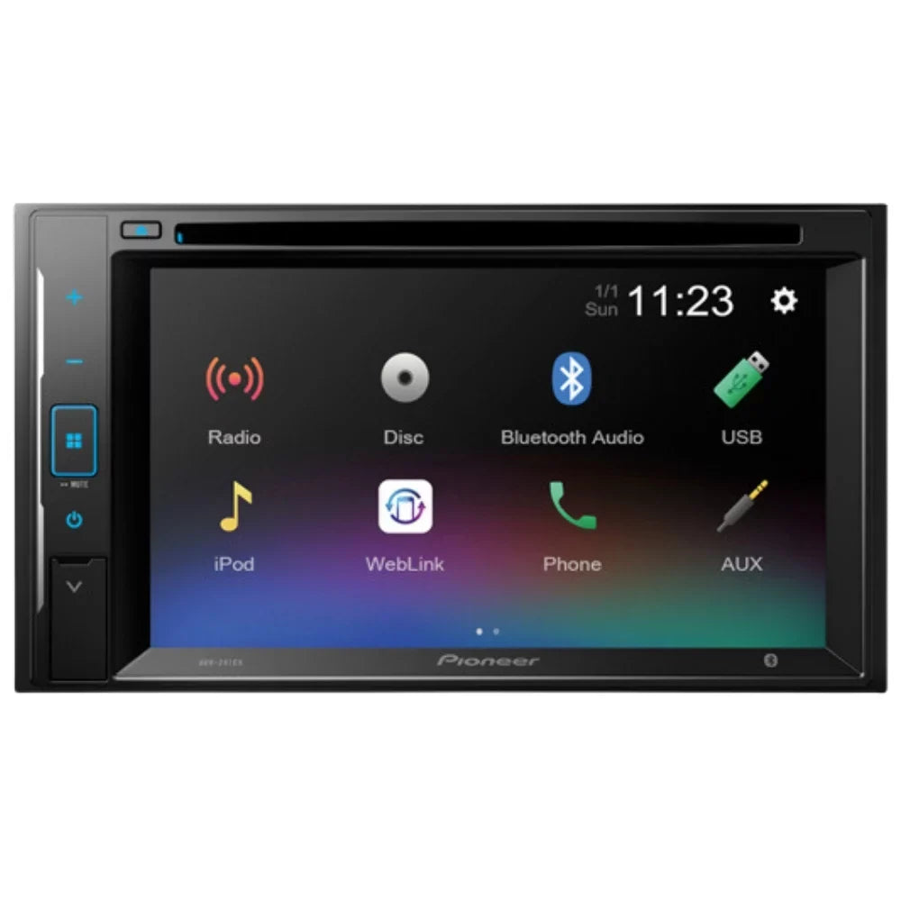 KIT2622 Bundle with Pioneer Multimedia DVD Car Stereo and Installation Kit - for 2009-2012 Nissan Frontier / Bluetooth Touchscreen, Backup Camera, Double Din Mounting Dash Kit