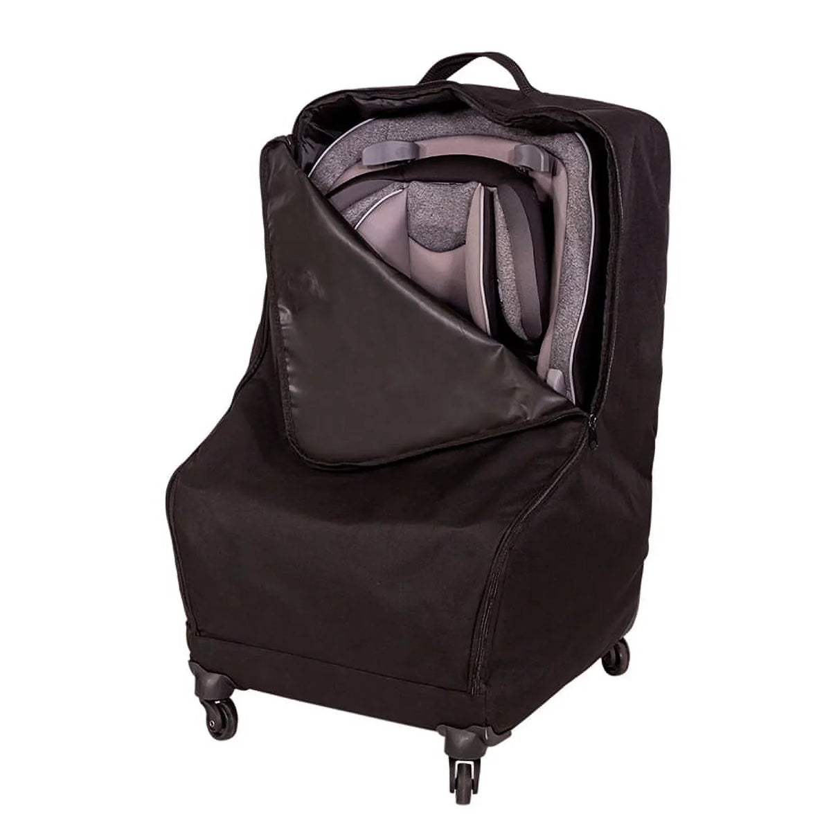 Childress Spinner Wheelie Deluxe Padded Car Seat Travel Bag and Carrier, Black. J.L